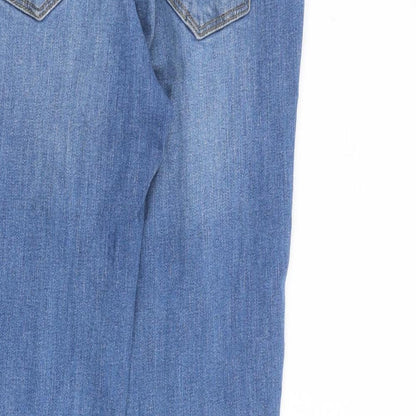 Nuon Womens Blue Cotton Skinny Jeans Size 30 in L28 in Regular Zip