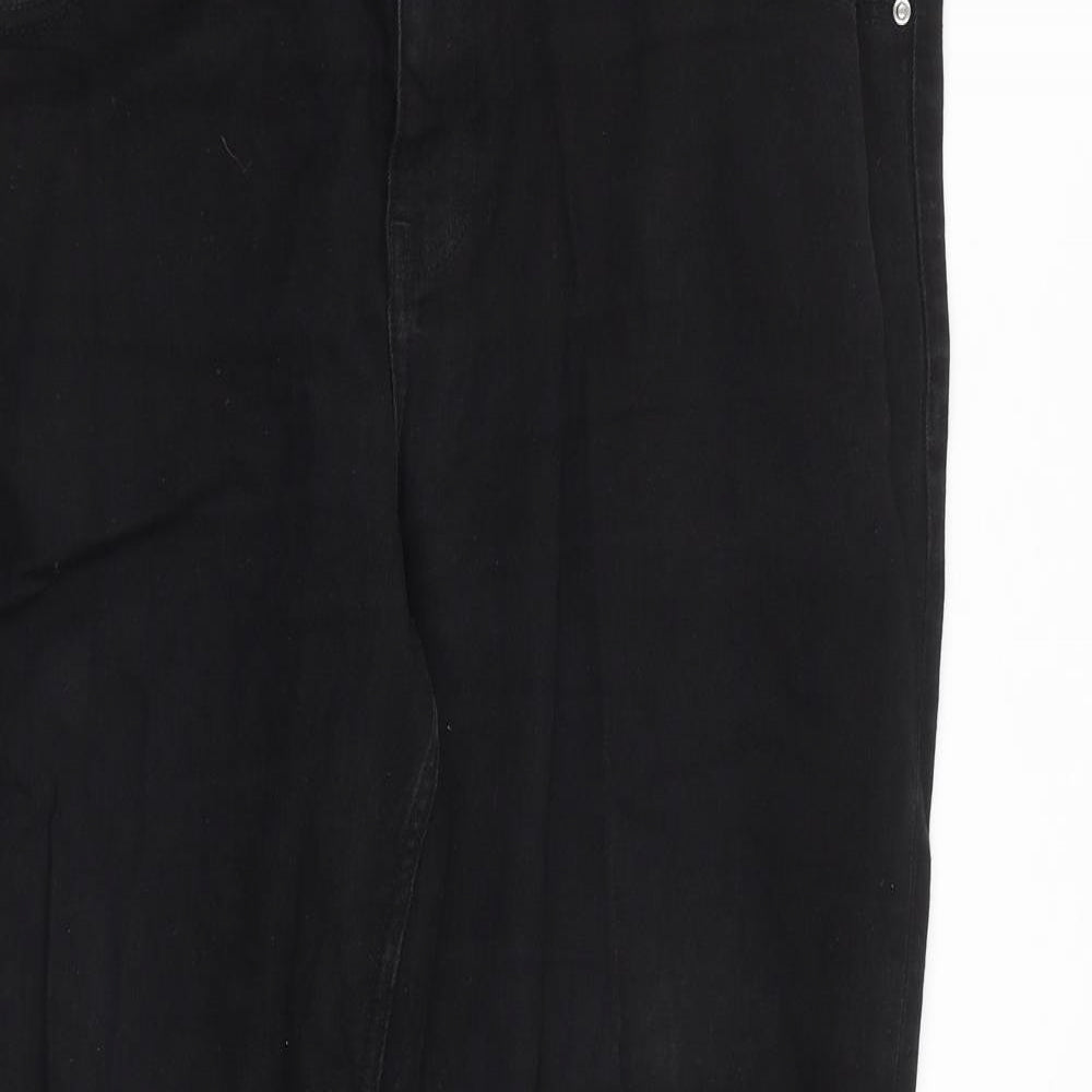 ASOS Womens Black Cotton Skinny Jeans Size 38 in L32 in Regular Zip