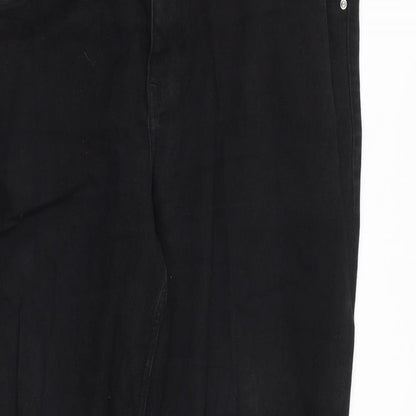 ASOS Womens Black Cotton Skinny Jeans Size 38 in L32 in Regular Zip