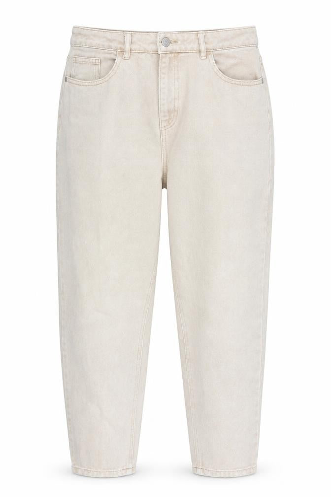 Womens UK Size 12 NEXT Regular Fit Tapered Beige Jeans