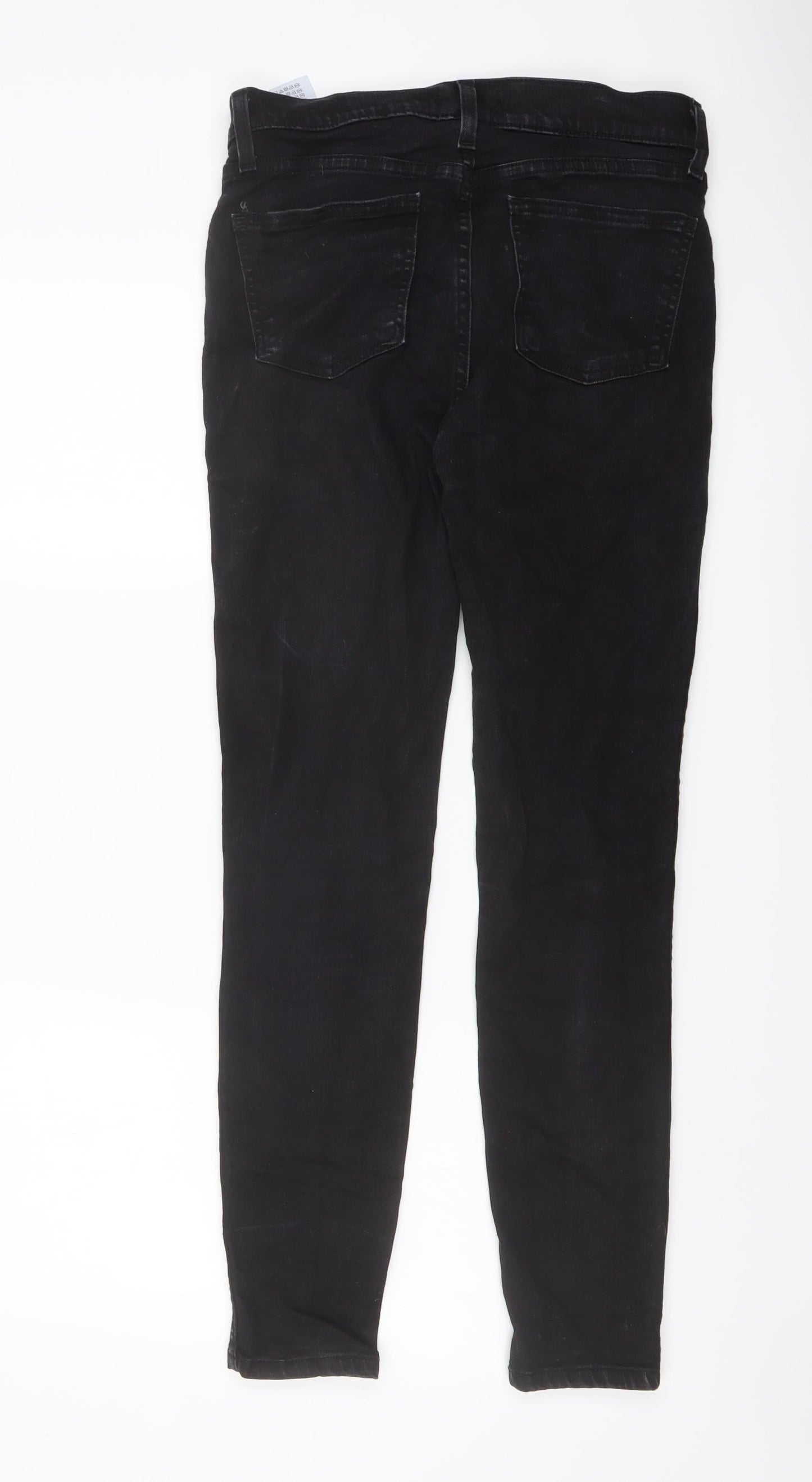 Kirkland Womens Black Cotton Skinny Jeans Size 6 L29 in Regular Button