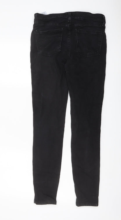 Kirkland Womens Black Cotton Skinny Jeans Size 6 L29 in Regular Button