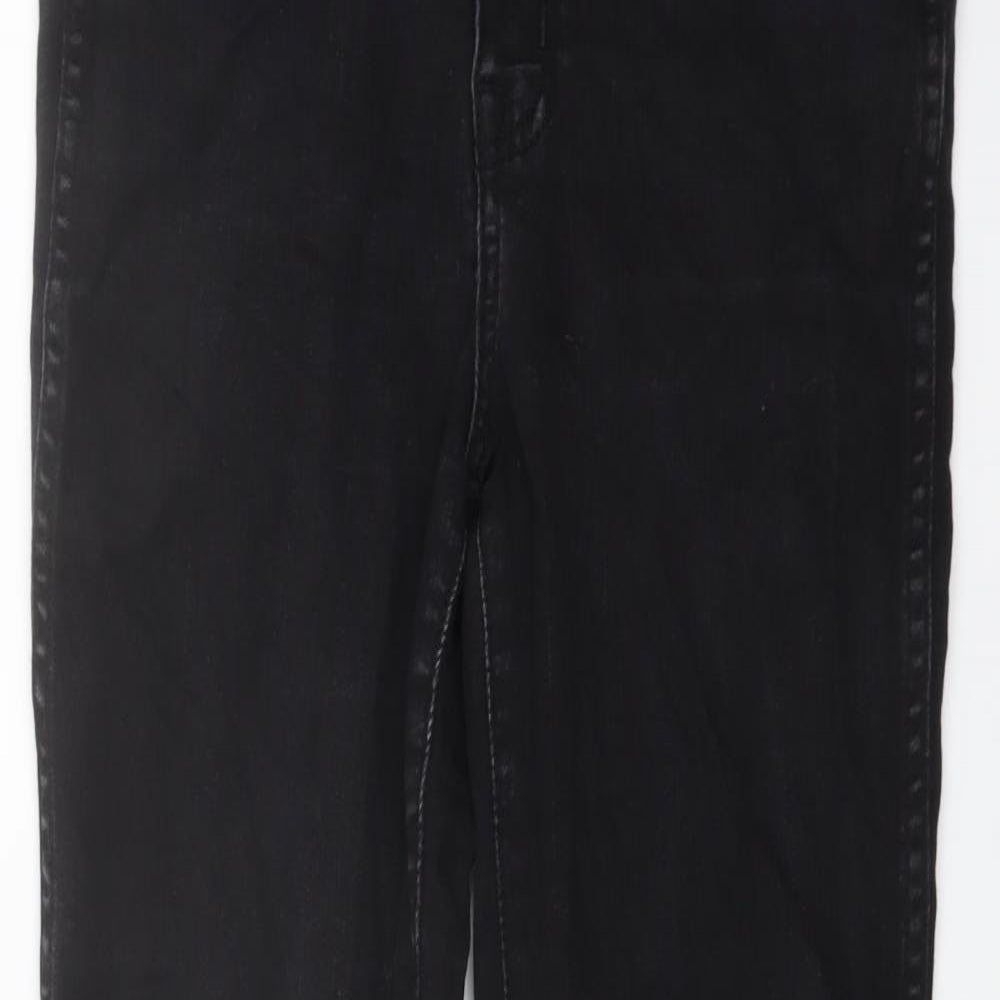 Kirkland Womens Black Cotton Skinny Jeans Size 6 L29 in Regular Button