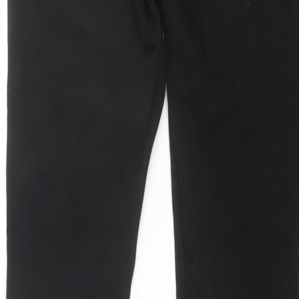 Very Mens Black Cotton Skinny Jeans Size 34 in L33 in Regular Zip