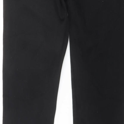 Very Mens Black Cotton Skinny Jeans Size 34 in L33 in Regular Zip
