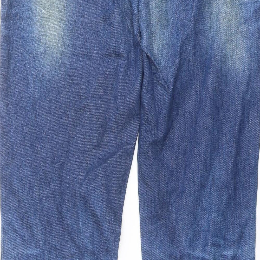 Mens UK Size 32 in Pull&Bear Regular Fit Straight Blue Jeans