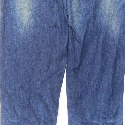 Mens UK Size 32 in Pull&Bear Regular Fit Straight Blue Jeans