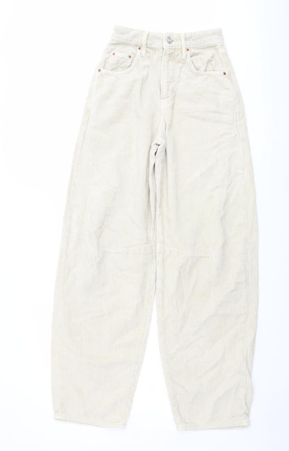Womens UK Size 24 in BDG Regular Fit Carrot Beige Trousers