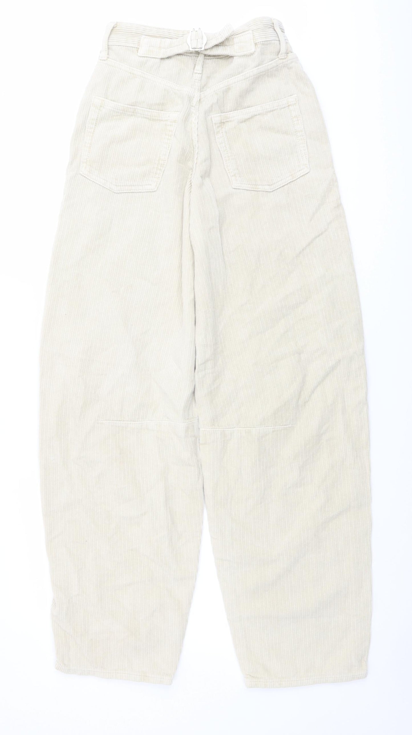 Womens UK Size 24 in BDG Regular Fit Carrot Beige Trousers