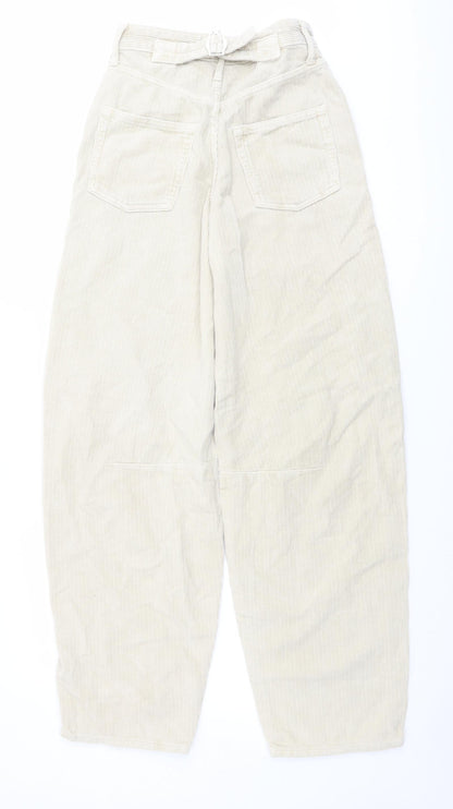 Womens UK Size 24 in BDG Regular Fit Carrot Beige Trousers