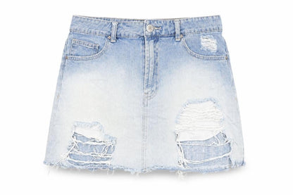 Womens UK Size 28 in FOREVER 21 Mini Denim Skirt