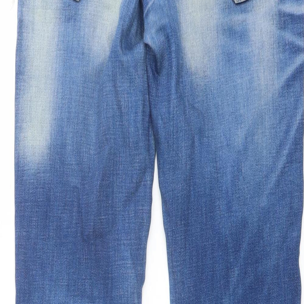 Mens UK Size 30 in Pull&Bear Regular Fit Straight Blue Jeans