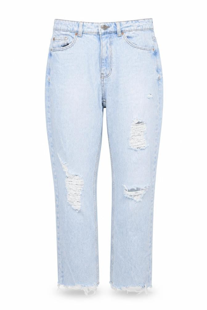 Womens UK Size 10 Denim & Co. Regular Fit Mom Beige Jeans