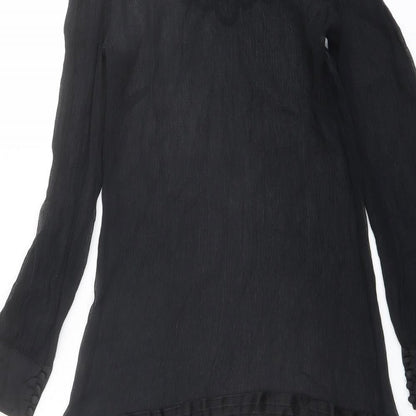 Womens UK Size 12 Monsoon Black Basic Blouse
