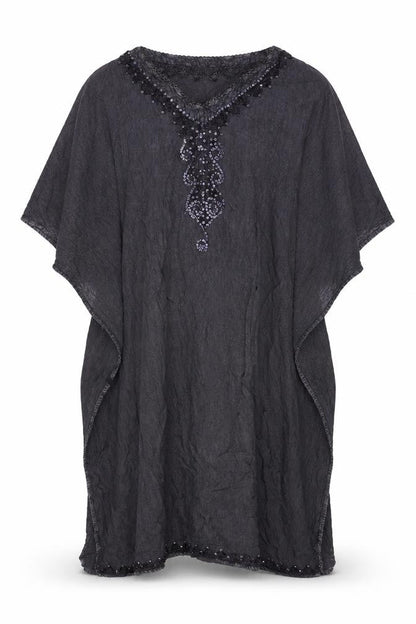Nightingales Womens Grey Polyester Cover Up One Size
