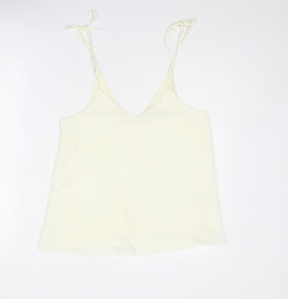 Womens UK Size 8 River Island Ivory Camisole Tank