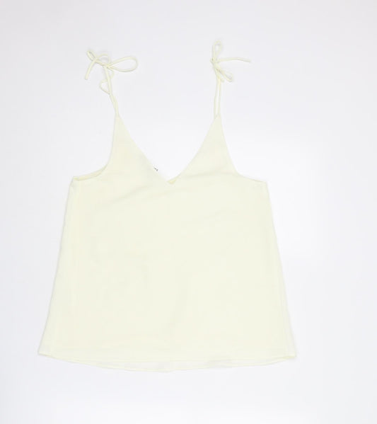 Womens UK Size 8 River Island Ivory Camisole Tank