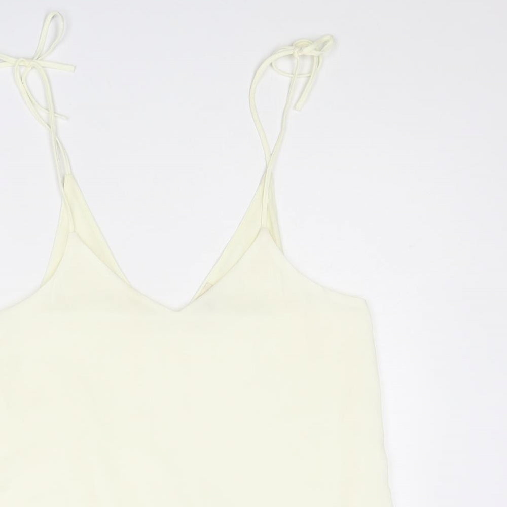 Womens UK Size 8 River Island Ivory Camisole Tank