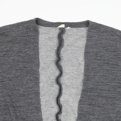 Gap Womens Grey V-Neck Polyester Cardigan Jumper Size M