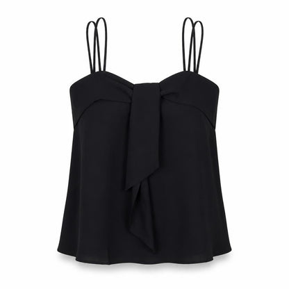 Womens UK Size M Mango Black Camisole Tank