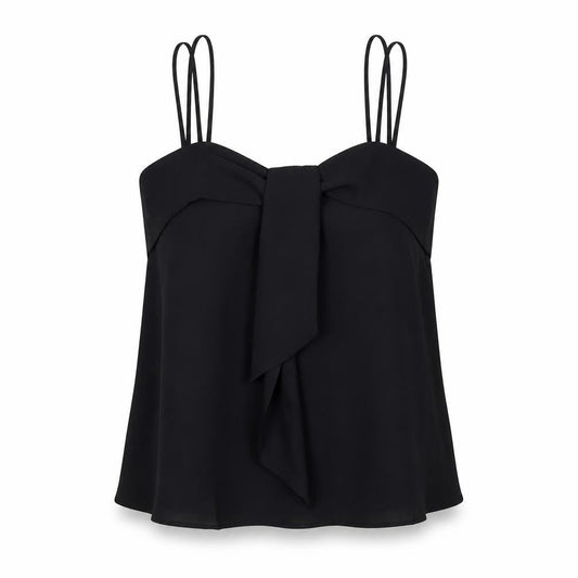 Womens UK Size M Mango Black Camisole Tank
