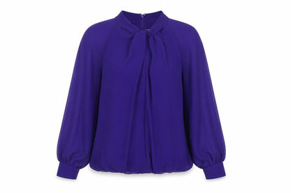 Womens UK Size 10 Phase Eight Blue Basic Blouse