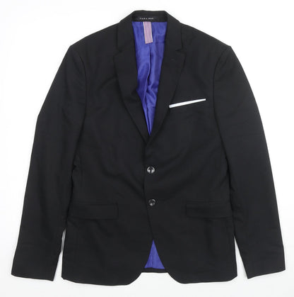 Mens UK Size 36 Zara Regular Blue Suit Jacket