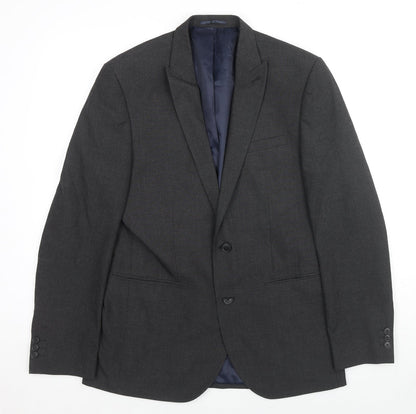 Mens UK Size 40 NEXT Regular Black Suit Jacket