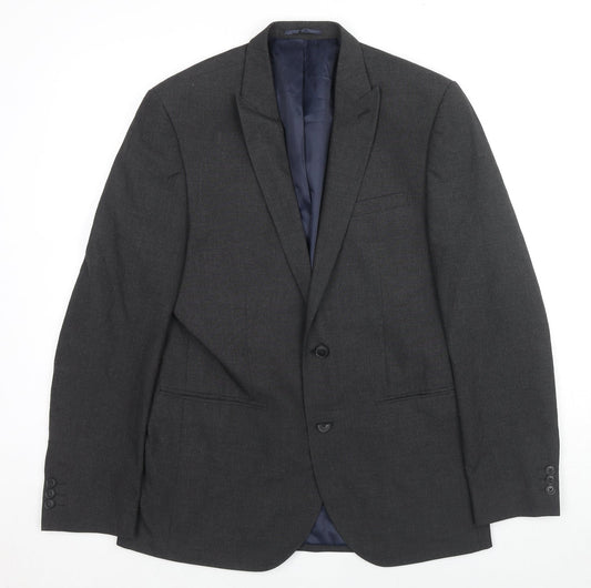 Mens UK Size 40 NEXT Regular Black Suit Jacket