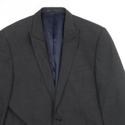 Mens UK Size 40 NEXT Regular Black Suit Jacket
