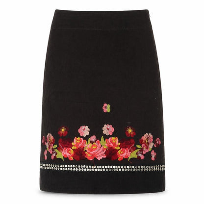 Womens UK Size 8 Monsoon A-Line Corduroy Skirt
