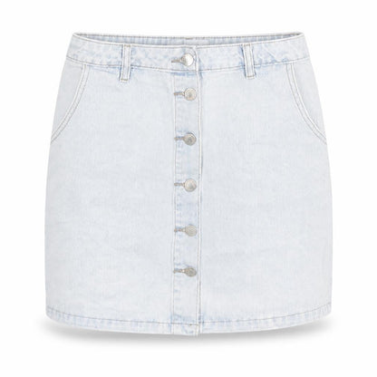 Womens UK Size 8 New Look A-Line Denim Skirt