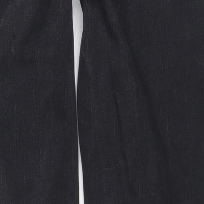 New Look Womens Black Cotton Skinny Jeans Size 10 L27 in Regular Zip