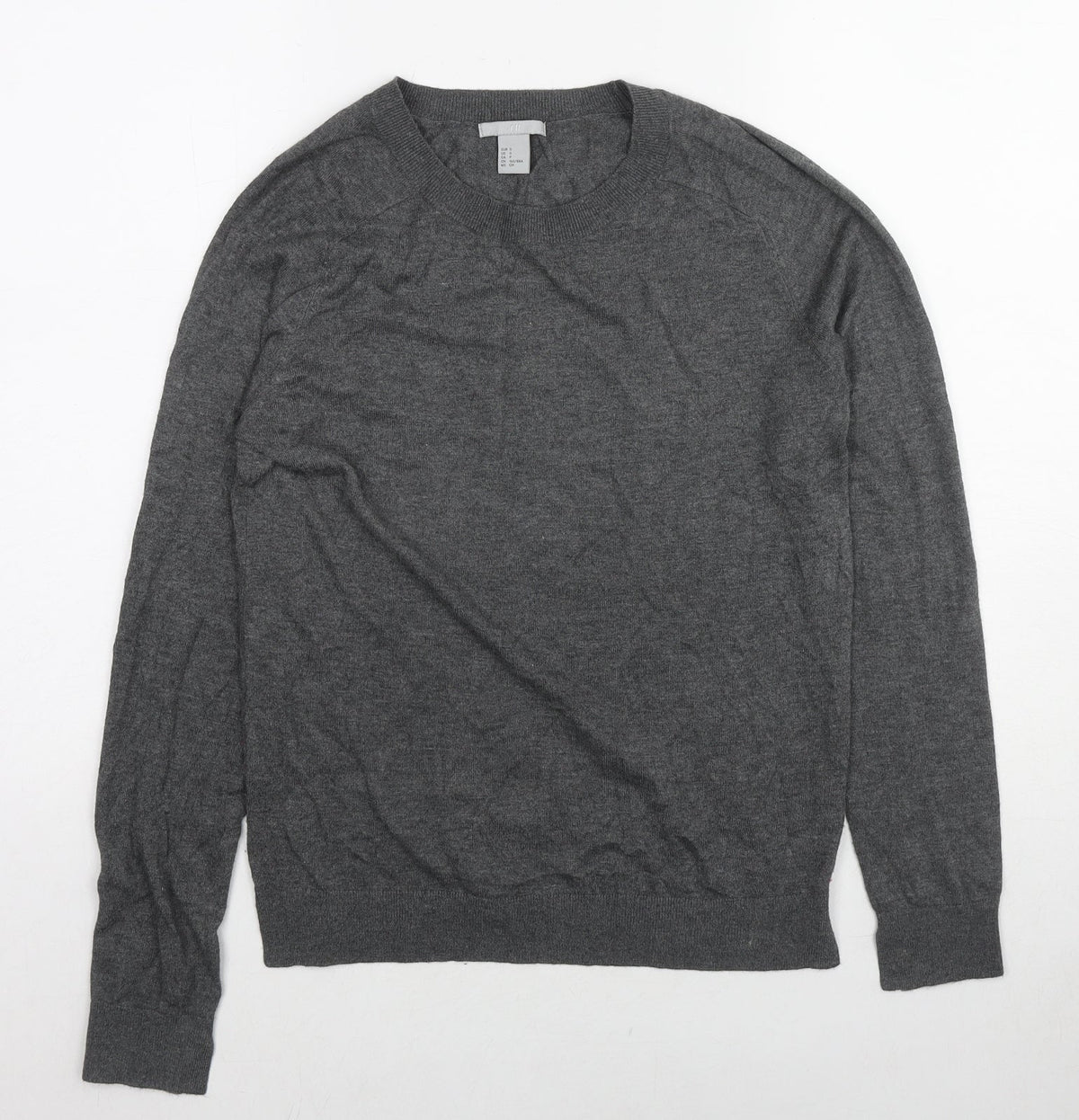 Womens UK Size S H&M Grey Pullover Jumper