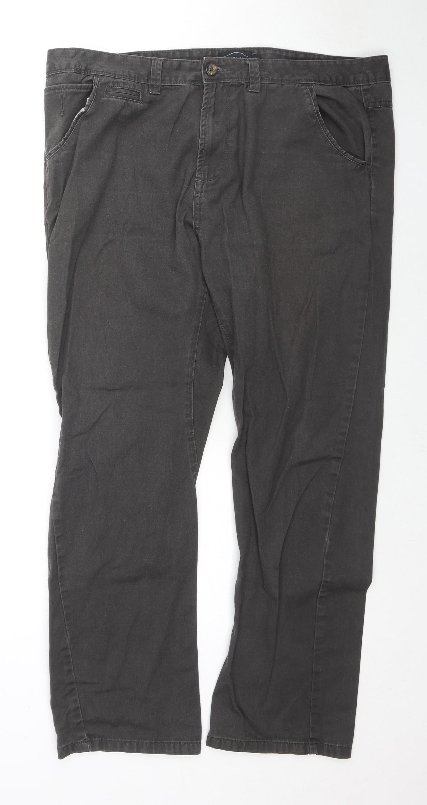 J Brand Mens Grey Cotton Straight Jeans Size 40 in L30 in Regular Zip