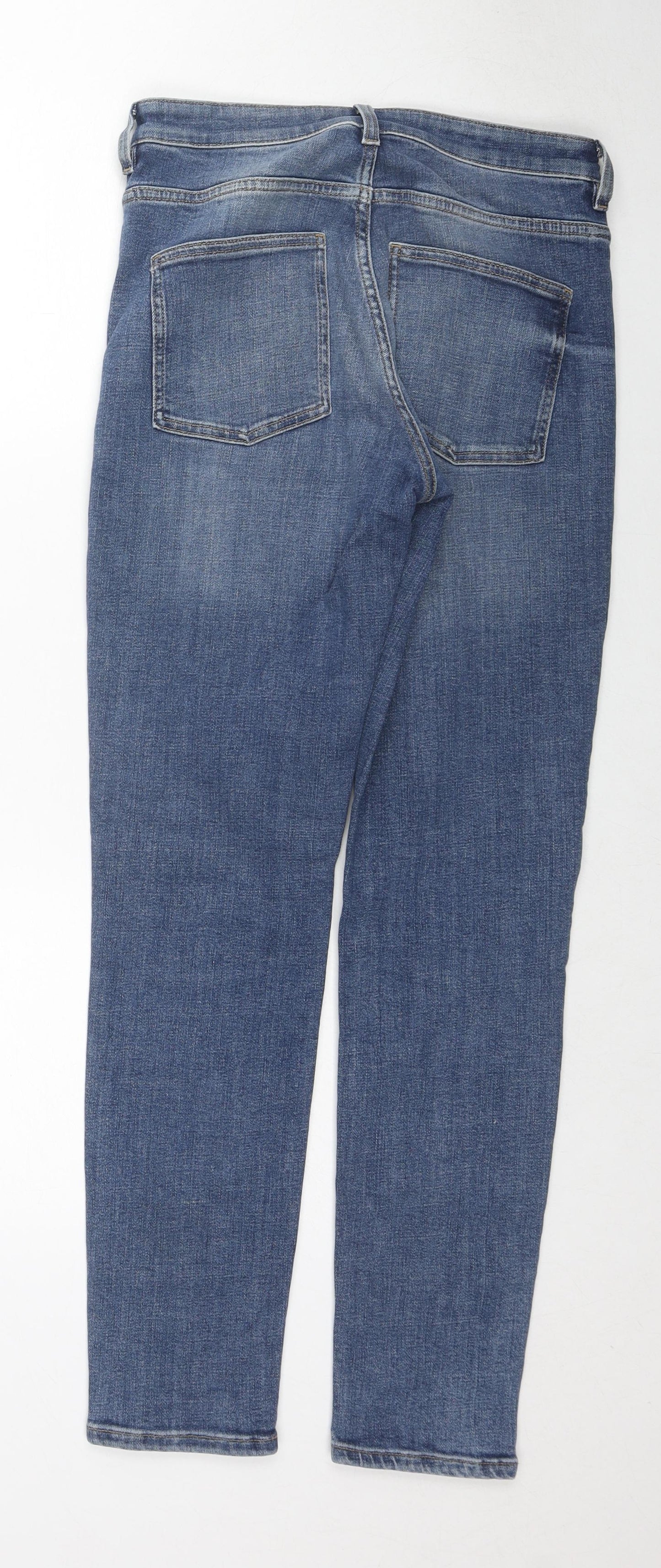 COS Womens Blue Cotton Skinny Jeans Size 28 in L28 in Regular Zip