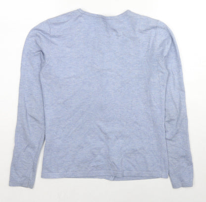 Womens UK Size M Saint Tropez Clothing Blue Cardigan Jumper