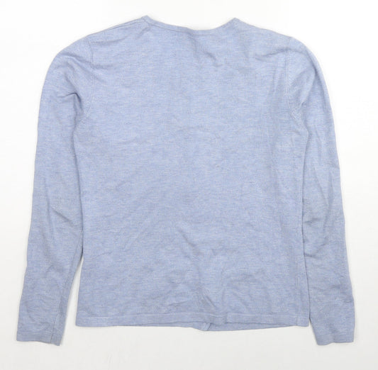 Womens UK Size M Saint Tropez Clothing Blue Cardigan Jumper