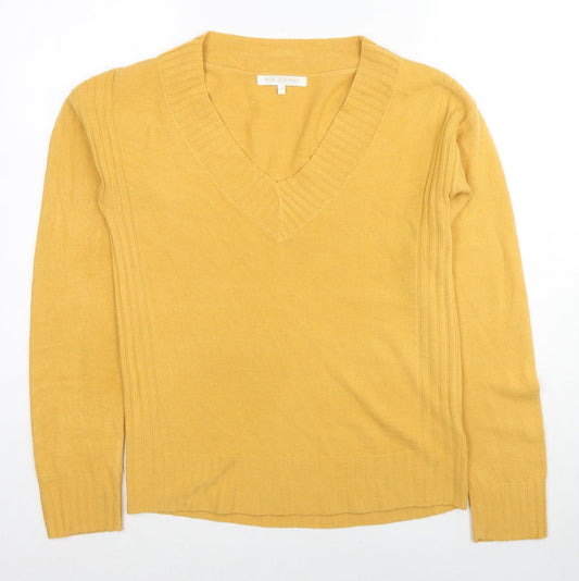 Womens UK Size 8 NEXT Yellow Pullover Jumper