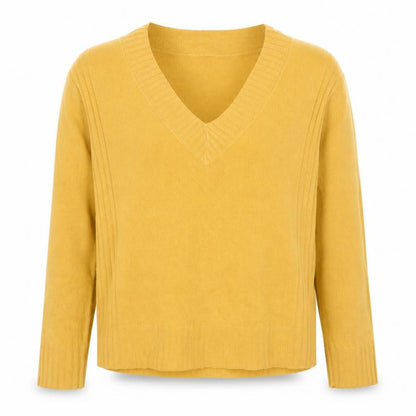 Womens UK Size 8 NEXT Yellow Pullover Jumper