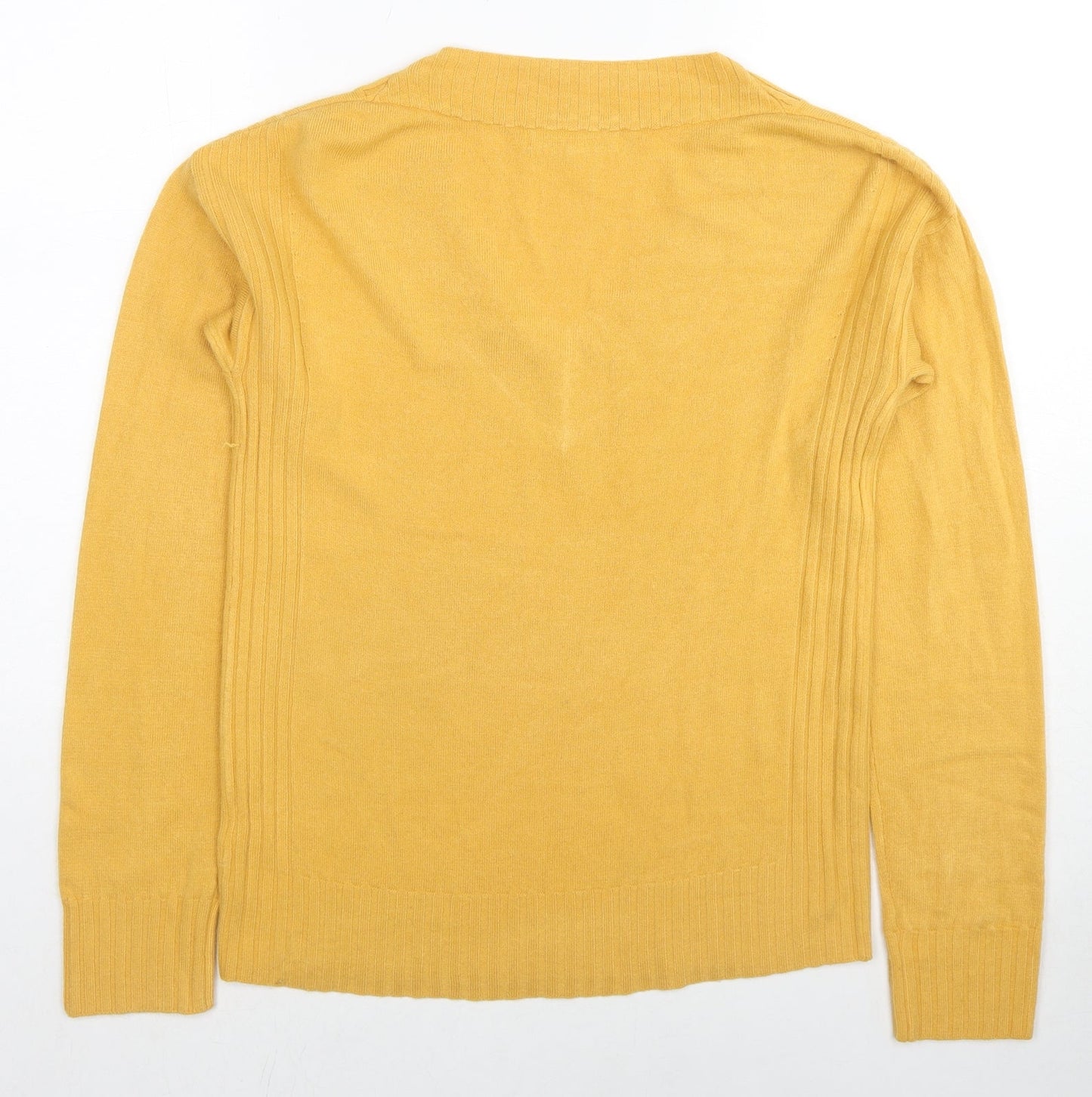 Womens UK Size 8 NEXT Yellow Pullover Jumper