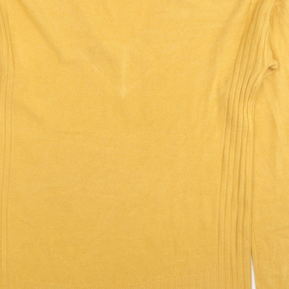 Womens UK Size 8 NEXT Yellow Pullover Jumper