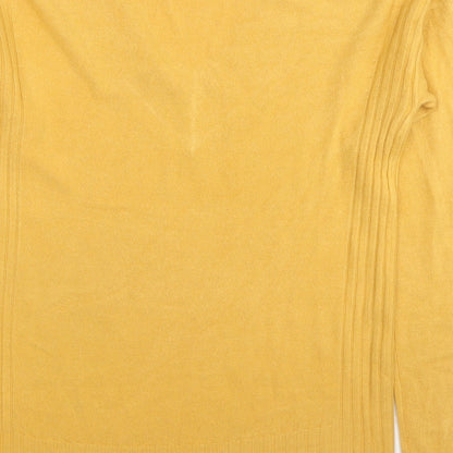 Womens UK Size 8 NEXT Yellow Pullover Jumper