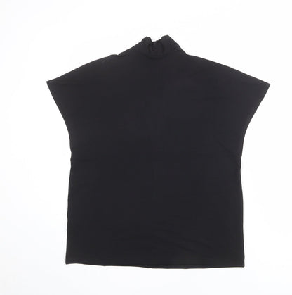 Womens UK Size M H&M Black Basic T-Shirt
