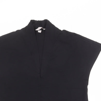 Womens UK Size M H&M Black Basic T-Shirt