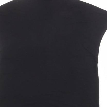 Womens UK Size M H&M Black Basic T-Shirt