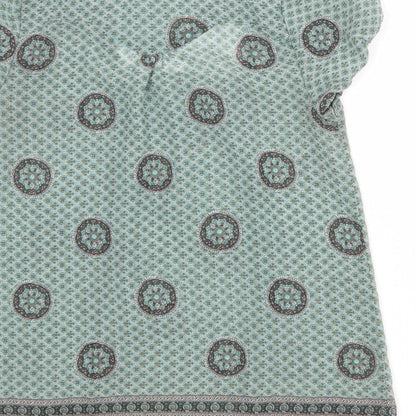 Womens UK Size S Zara Multicoloured Basic T-Shirt
