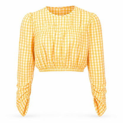 Womens UK Size S Zara Orange Basic Blouse