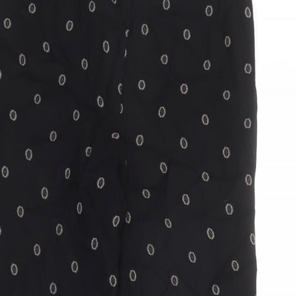 Womens UK Size 8 St Michael Regular Fit  Black Trousers