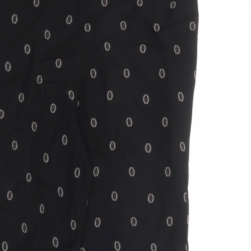 Womens UK Size 8 St Michael Regular Fit  Black Trousers